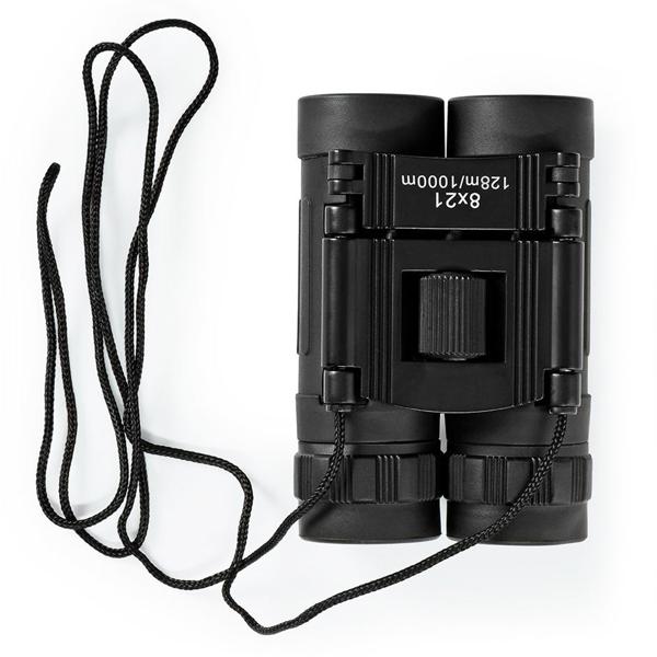 Kompaktes Fernglas 8x21 Dachkantprisma - Ideal für Wandern, Reisen & Outdoor - 128m Sichtfeld - Robust mit Dioptrienkorrektur, inkl. Tasche - 141g