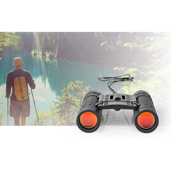 Kompaktes Fernglas 8x21 Dachkantprisma - Ideal für Wandern, Reisen & Outdoor - 128m Sichtfeld - Robust mit Dioptrienkorrektur, inkl. Tasche - 141g