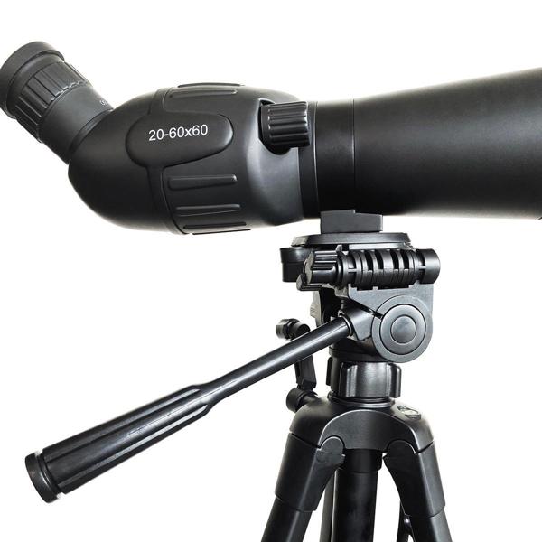 Zoom Spektiv 20-60x60, Stativ, Tasche, Pan/Tilt: 38m Sichtfeld, für Natur, Vogelbeobachtung, Schützen & Jagd, Präzise Sicht