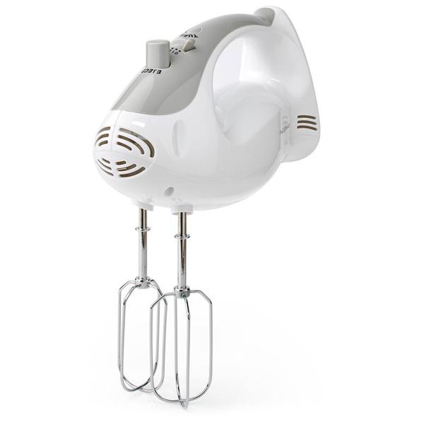 Leistungsstarkes 200W Handrührgerät mit 5 Geschwindigkeiten & Turbo: Müheloses Mixen, Kneten & Schlagen für perfekte Backergebnisse, kompakt, leicht & einfach zu reinigen