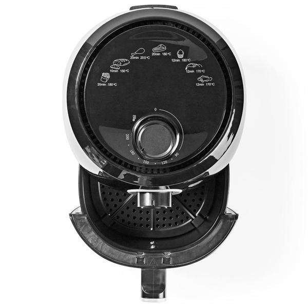 Kompakte Heissluftfritteuse 2,4L – Air Fryer mit Timer & Temperaturregler – 1000W, fettarmes Frittieren, knusprige Ergebnisse & einfache Reinigung