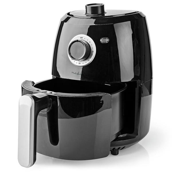 Kompakte Heissluftfritteuse 2,4L – Air Fryer mit Timer & Temperaturregler – 1000W, fettarmes Frittieren, knusprige Ergebnisse & einfache Reinigung