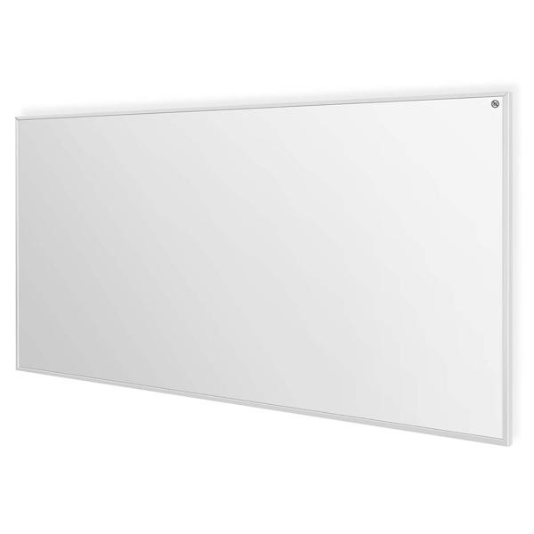 Flexibel einsetzbare WLAN Infrarotheizung mit programmierbaren digitalen Thermostat, Stand- & Wandmontage, 700W, Fernbedienung, App, weiss