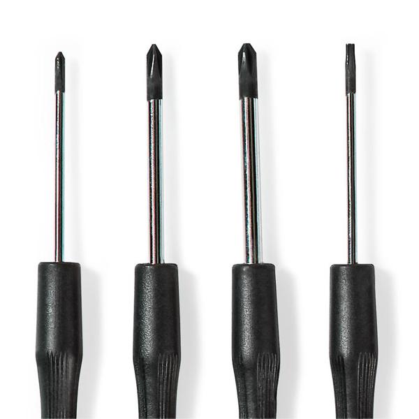 Komplettes Präzisions-Schraubendreher-Set, 15-teilig, mit Etui: Torx, Schlitz, Kreuz, Sechskant – Für jede Feinmechanik-Aufgabe