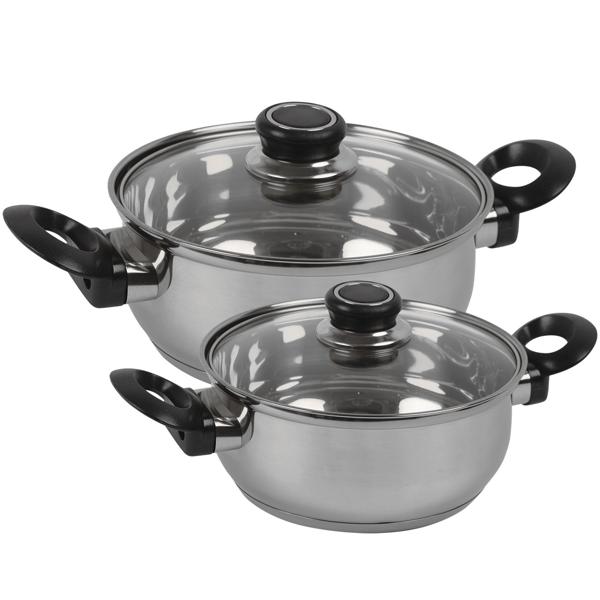 Umfangreiche Koch-Erstausstattung: Bratpfanne, Töpfe, Schneidebrett, Kochlöffel, Messerblock & mehr – ideal für Küche, Haushalt & Einsteiger