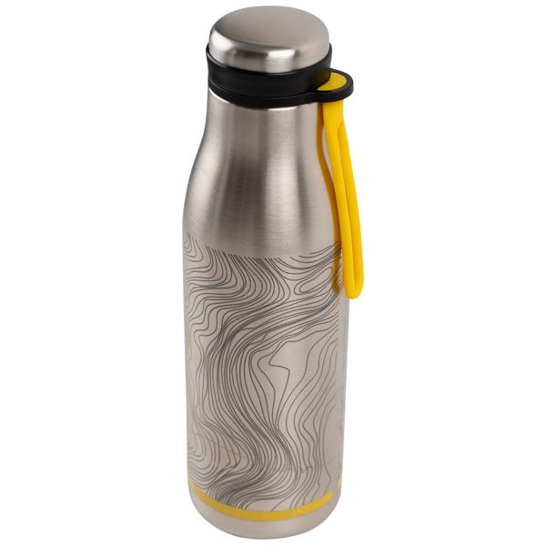 National Geographic Thermosflasche aus Edelstahl, 500 ml, Schraubverschluss, auslaufsicher, hält 6 Stunden warm oder kalt, ideal für Outdoor Abenteuer