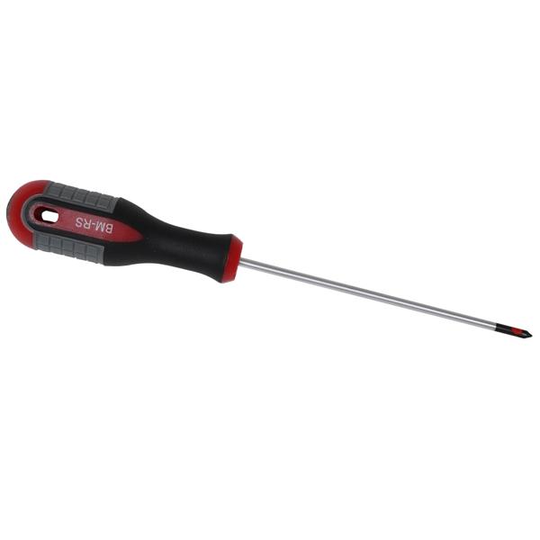 Schraubendreher-Set 4-tlg. - Chrom-Vanadium-Stahl - Ergonomische Griffe für ermüdungsfreies Arbeiten - 2x Schlitz (SL5x100mm, SL3x100mm)