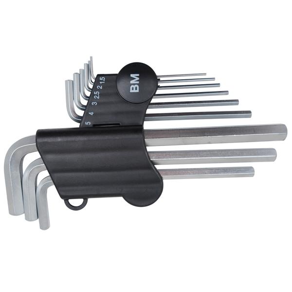 Professioneller 9-teiliger Innensechskant Schlüsselsatz: Für präzises Schrauben, Gehärteter Stahl, lange Lebensdauer & unverzichtbar für jede Werkzeugausstattung