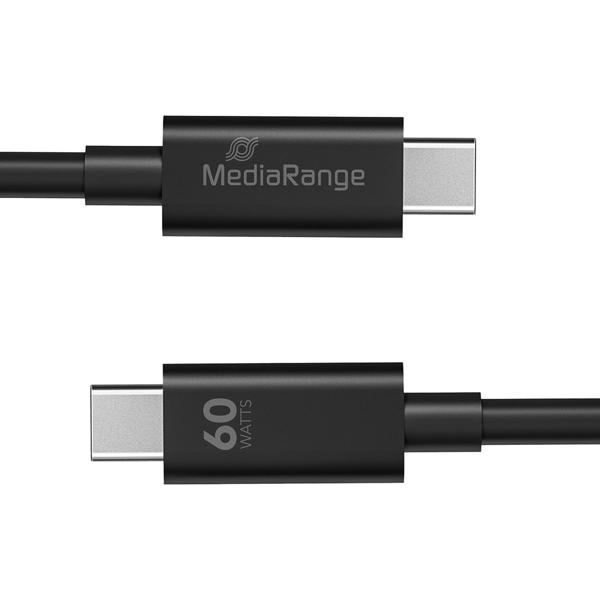 USB Type-C, Lade- und Datenkabel, Power Delivery 3.0, schwarz