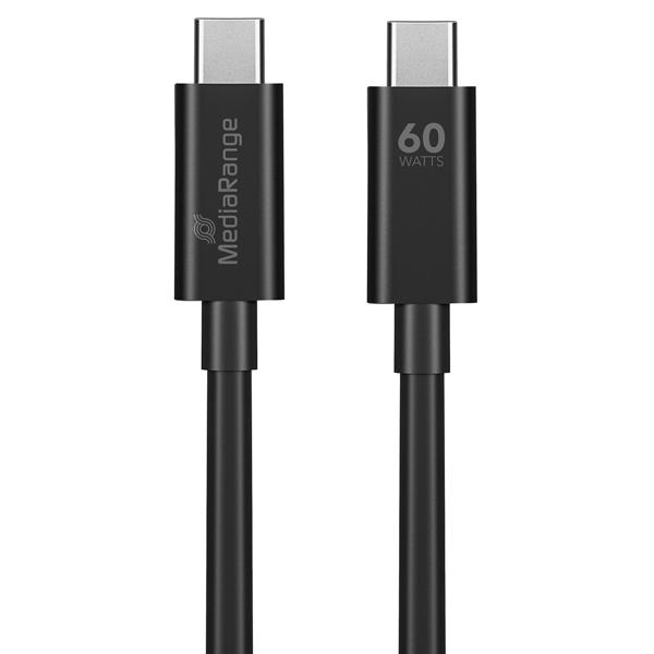 USB Type-C, Lade- und Datenkabel, Power Delivery 3.0, schwarz