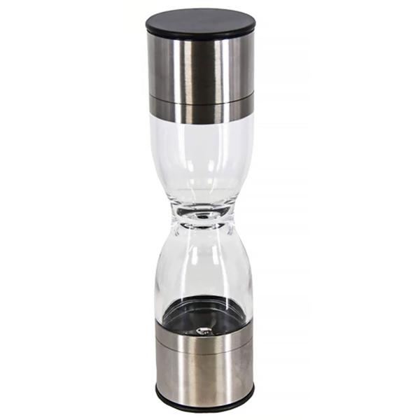 Salz-und Pfeffermühle, 2-in-1, Edelstahlgehäuse, edles Design