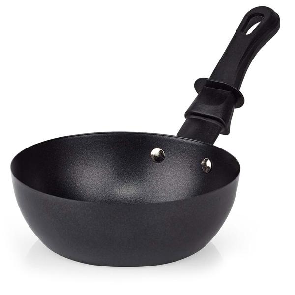 Komfortables Party-Wok-Set für 6 Personen, 600 Watt – 6 Mini-Woks, auch für Crêpes oder Omeletts, mit Temperaturregler, antihaftbeschichtet