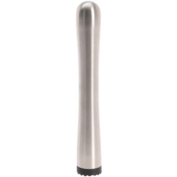 Cocktail-Stampfer Edelstahl - Professioneller Stössel für Mojitos & Caipirinhas - Ideal zum Zerkleinern von Früchten & Eiswürfeln - Ø 2,5 x H 17 cm