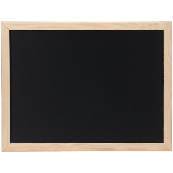 Tafel mit Holzrahmen 30 x 23 cm – inkl. 4 Kreidestücke & Schwamm – klassisch, robust & ideal für Notizen, Zeichnungen oder als Lern- & Spieltafel