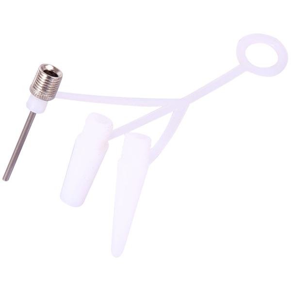 Fusspumpe mit Manometer - Für Fahrrad, Bälle & Luftballons - 6 Aufsätze: Schrader, Presta, Dunlop - Max. 11 Bar/160 PSI - Kompakt & tragbar