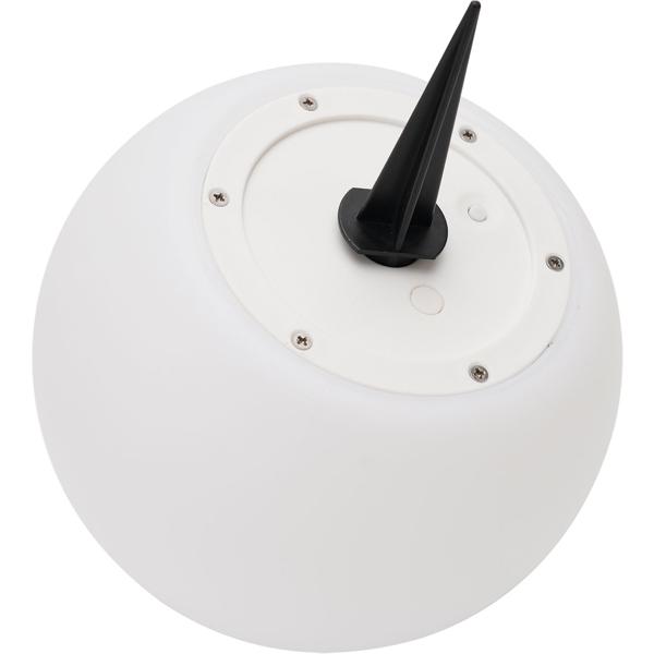 2er-Set Solar-LED-Leuchtkugel, Ø 20cm, RGBW mit Fernbedienung, 60 Lu, IP67. Farbwechsel-Lichtkugel für Garten & Terrasse, wetterfest & kabellos