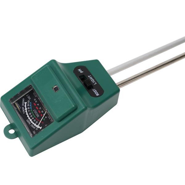 2er Set Präzises 3in1 Pflanzenerde Messgerät, Bodentester für Feuchtigkeit, pH-Wert und Lichtverhältnisse, idealen Standort für Pflanzen finden