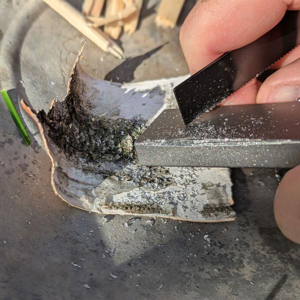 3er-Set Magnesium Feueranzünder mit Schaber und integr. Feuerstahl, Survival Feuerstarter für Lagerfeuer, Holzöfen, Camping und Outdoor Abenteuer