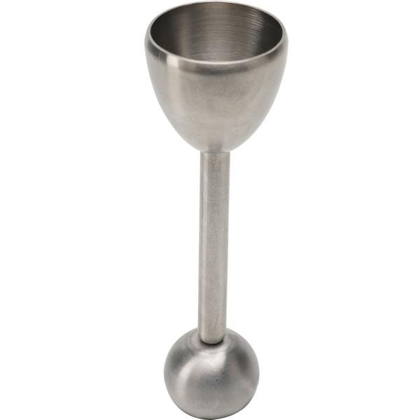 4er-Set Eierköpfer aus Edelstahl, praktischer Eieröffner für harte und weiche Eier, ohne Zersplittern, spülmaschinen-geeignet