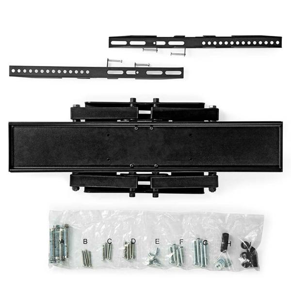 TV Wandhalterung für 37-80 Zoll, vollbeweglich, neig- & schwenkbar, aus robustem Stahl – Halterung für flexiblen Blickwinkel & sicheres Montieren