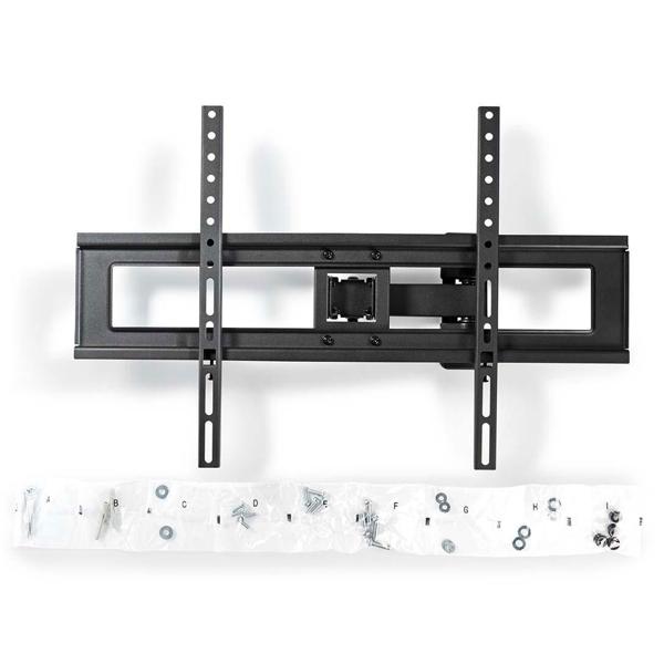 TV Wandhalterung für 37-70 Zoll Fernseher - Vollbeweglich, neig- (20°) & drehbar (170°) - VESA 100x100-600x400 - Max. 35 kg ABS/Stahl - Schwarz