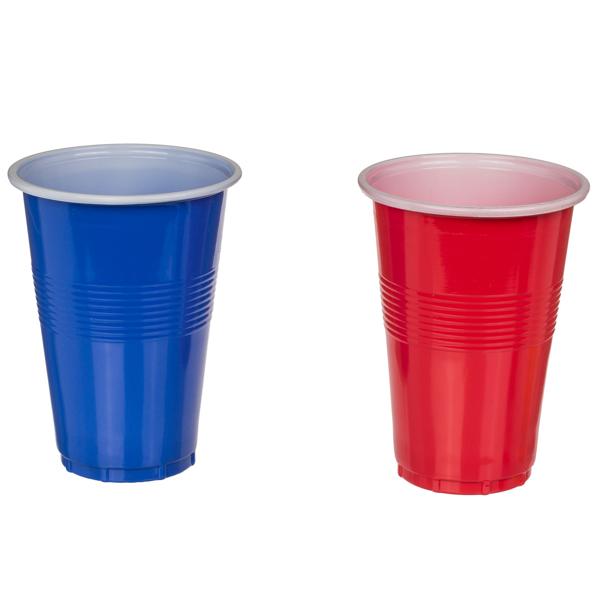 Aufblasbarer Beer Pong Partyhut: Das ultimative Trinkspiel - inkl. 12 Bechern & 2 Bällen - Spass-Garantie für jede Party