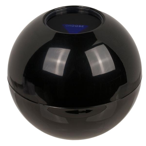 Trinkspiel Entscheidungsball - Zufallsaufgaben für unvergessliche Abende - robust, tragbar, Ø 10 cm, für Partys & Garten, batterie- und stromlos