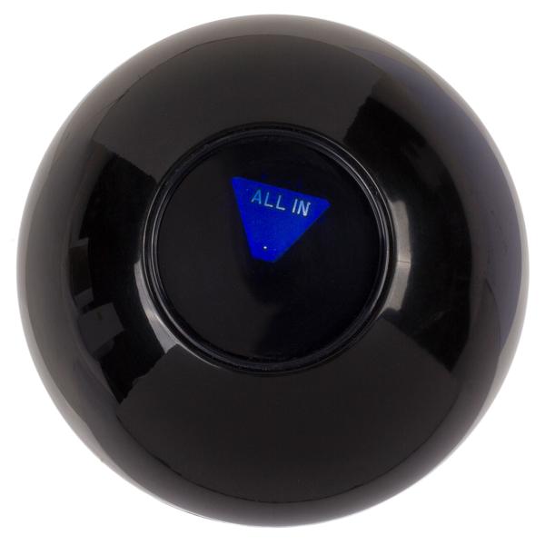 Trinkspiel Entscheidungsball - Zufallsaufgaben für unvergessliche Abende - robust, tragbar, Ø 10 cm, für Partys & Garten, batterie- und stromlos