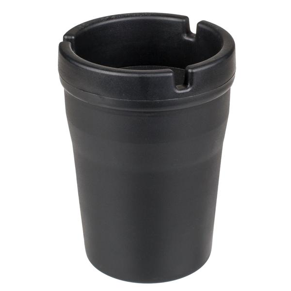 Rauchfreier Aschenbecher schwarz – 10 x 8 cm – geruchsreduzierend & stilvoll – ideal für Innenräume, rauchfreie Umgebung & saubere Luft