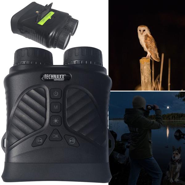 Präzises Nachtsichtgerät, Full-HD, 1920x1080, 30fps. Digitalzoom, Display - bis 500m Tag /bis 150m Nacht - Top Leistung bei Tag & Nacht