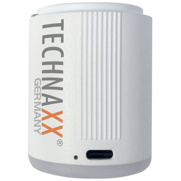 Kompakte Akku-Luftpumpe mit 5 Aufsätzen & LED-Licht – weiss, ideal für Luftmatratzen, Schwimmringe, Camping & Urlaub, immer dabei