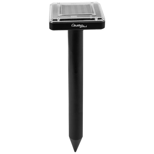 2er-Set Solar-Maulwurf-/Wühlmausvertreiber, 400Hz, IP44: Umweltfreundlich, mit Akku, Effektiver Maulwurfschreck für Garten und Feld