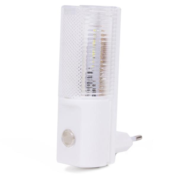 LED Steckdosen Nachtlicht - Automatische Aktivierung bei Dämmerung & Tag-/Nacht-Sensor - 3 LEDs, 230V, 0.5W, 11x3.5x3.5cm - minimiert Stolperfallen