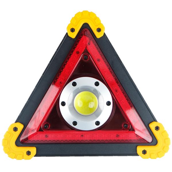 LED Warndreieck – Warnleuchte mit bis zu 300 Lumen & verschiedenen Lichtmodi – Maximale Sichtbarkeit im Notfall – Ideal für Vielfahrer