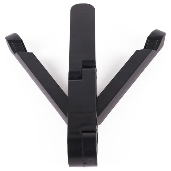 Tablet-Halter - kompakt, leicht & faltbar - 180° drehbar, einstellbarer Winkel, rutschfester Fuss, H 28 x B 16 cm, schwarz
