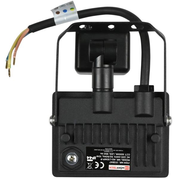 LED-Strahler ultraflach - Mit Bewegungssensor & SMD LED Beleuchtung für Hof, Haus, Eingang, Keller, Garage - 10W, IP44, 6000K, 120 Grad