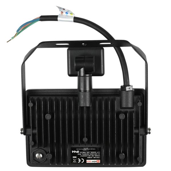 Ultra-flacher LED-Strahler, 30W, IP44, Alu-Gehäuse, Bewegungssensor – für den geschützten Außenbereich, Festanschluss, modernes Design