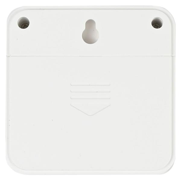 Moderne Wetterstation mit Farb-Display, Aussenfühler & Wecker: Temperatur, Luftfeuchtigkeit, Barometer – stilvolle Wetterüberwachung in Schwarz