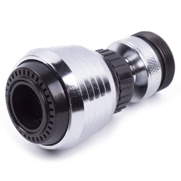 Wasserhahndüse - 360° drehbarer Sprühkopf für Küche & Bad - Metall-Konstruktion mit 2 Sprühmodi Normalstrahl/Sprinkler - M22/M24 Gewinde