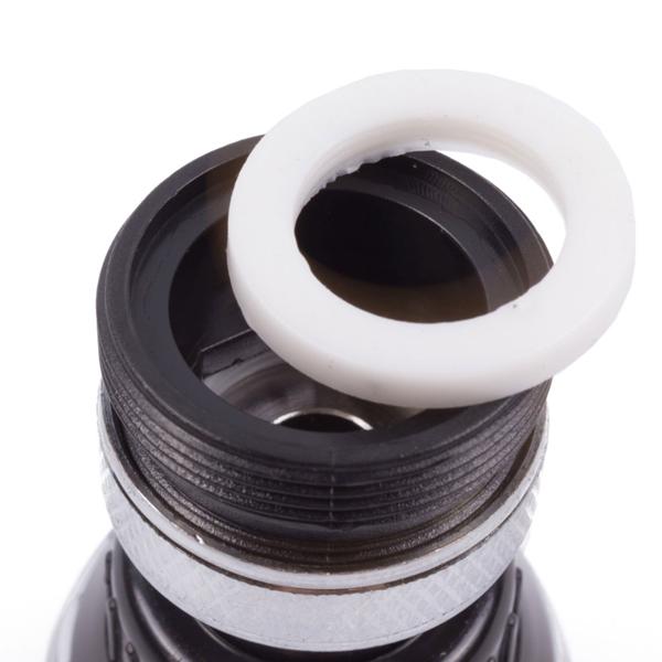 Wasserhahndüse - 360° drehbarer Sprühkopf für Küche & Bad - Metall-Konstruktion mit 2 Sprühmodi Normalstrahl/Sprinkler - M22/M24 Gewinde