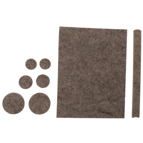 Filzgleiter 80-tlg. Vorratspack - Anti-Kratz-Filz für Stuhlbeine & Möbel - Bodenschutz & Schalldämpfung - verschiedene Grössen für Umzüge