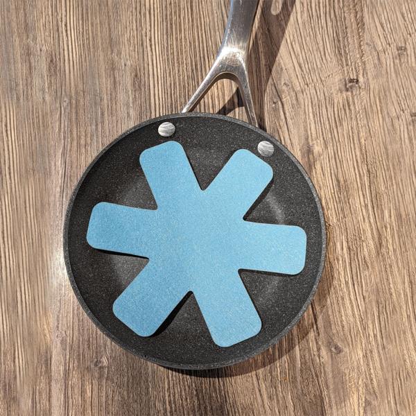 Pfannenschutz-Set Filz 5er Set Ø 18 cm - Schützt effektiv vor Kratzern - Hochwertige Pfannenschoner für alle Küchenpfannen - Lebensdauer verlängern