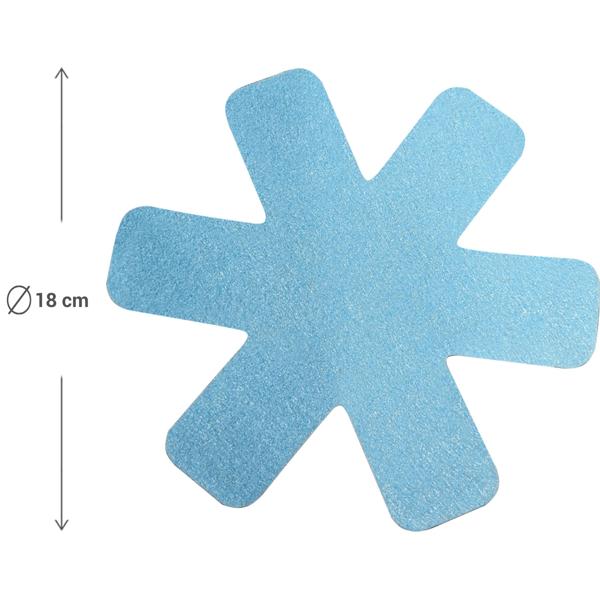 Pfannenschutz-Set Filz 5er Set Ø 18 cm - Schützt effektiv vor Kratzern - Hochwertige Pfannenschoner für alle Küchenpfannen - Lebensdauer verlängern