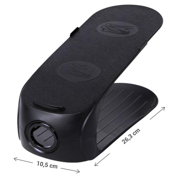 Schuh-Organizer 4tlg. Set - Perfekte Aufbewahrung für mehr Ordnung & Hygiene im Schuhschrank - Schwarz - Masse: 10.5x26.3x15 cm - Leicht zu reinigen