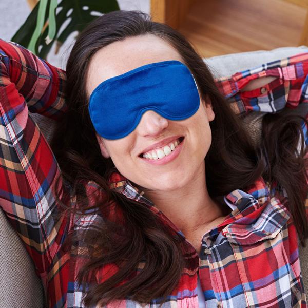 2er Set Augenmaske - Kühlend & wärmend - Gelperlen, Entspannung pur, gegen Kopfschmerzen, geschwollene Augen, Stress