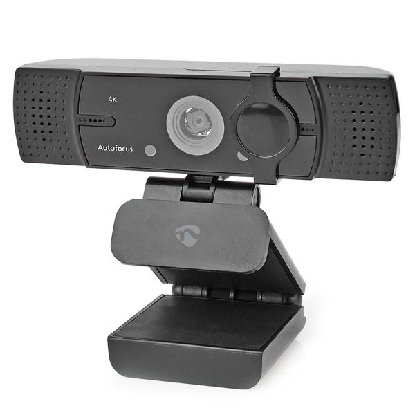 4K Ultra HD Webcam mit FullHD Streaming, Stereomikrofon, 120° Weitwinkel & flexible Befestigung für gestochen scharfe Videos