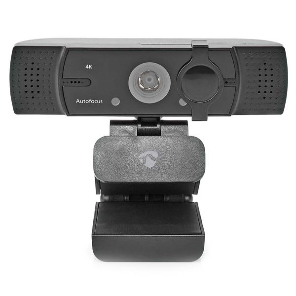 4K Ultra HD Webcam mit FullHD Streaming, Stereomikrofon, 120° Weitwinkel & flexible Befestigung für gestochen scharfe Videos