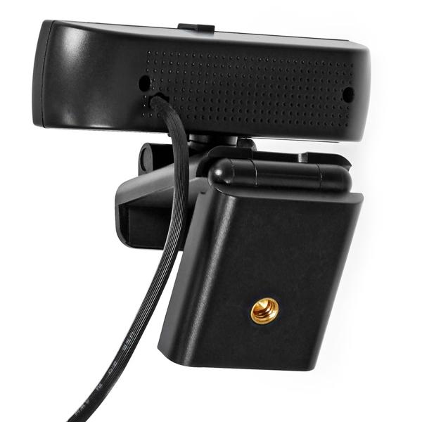 4K Ultra HD Webcam mit FullHD Streaming, Stereomikrofon, 120° Weitwinkel & flexible Befestigung für gestochen scharfe Videos