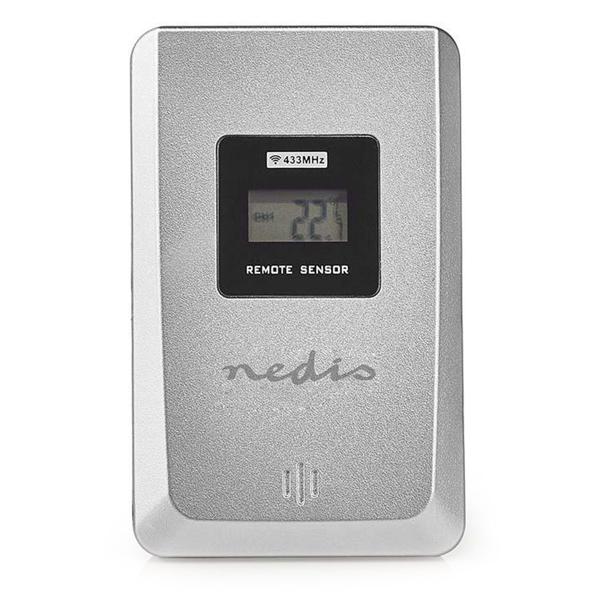 Drahtlose Wetterstation mit Aussensensor - Innen/Aussen Temperaturanzeige & Wettervorhersage - Digital Display, Wecker, 433 MHz, 20m Reichweite