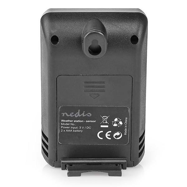 Drahtlose Wetterstation mit Aussensensor - Innen/Aussen Temperaturanzeige & Wettervorhersage - Digital Display, Wecker, 433 MHz, 20m Reichweite